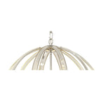 NL84259 Char Large Round Pendant 6 Light Polished Nickel
