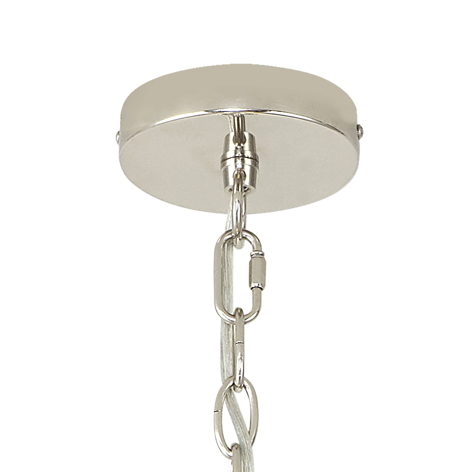 NL84259 Char Large Round Pendant 6 Light Polished Nickel