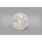 NL84299 Rome  Table Lamp Polished Chrome/Iridescent Glass