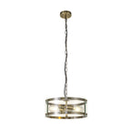 NL84309 Prince Pendant 2 Light Antique Brass