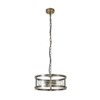 NL84309 Prince Pendant 2 Light Antique Brass