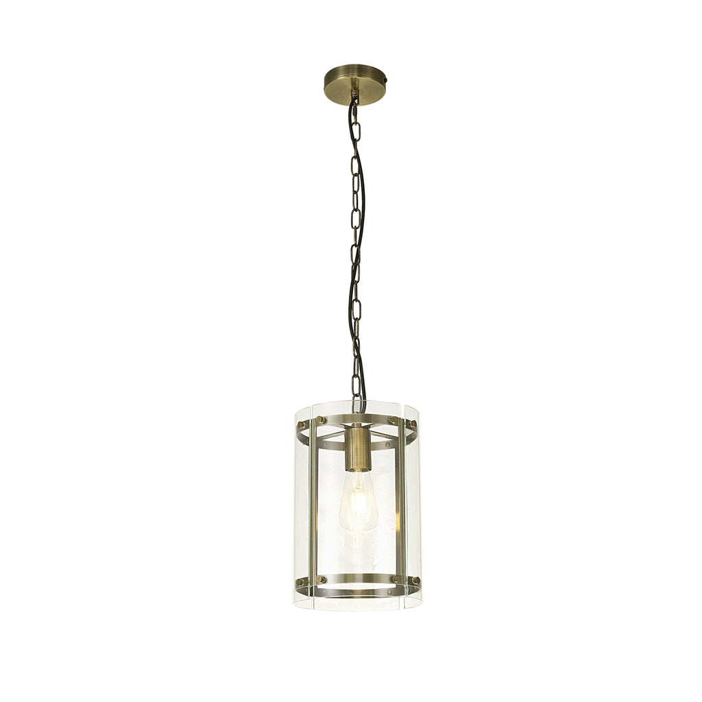 NL84319 Prince Pendant 1 Light Antique Brass