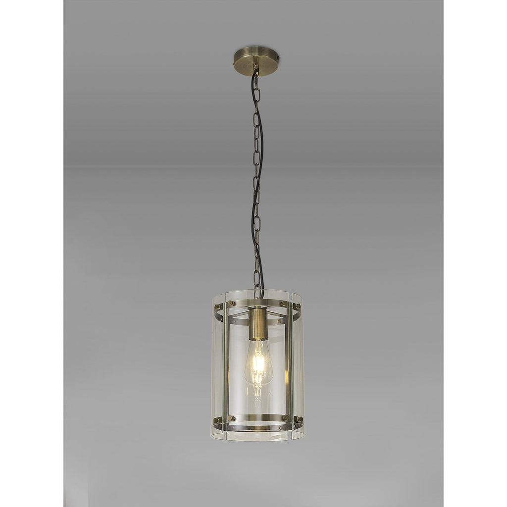 NL84319 Prince Pendant 1 Light Antique Brass