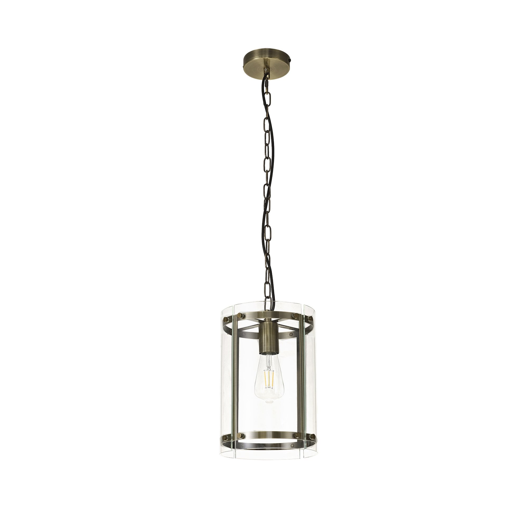 NL84319 Prince Pendant 1 Light Antique Brass