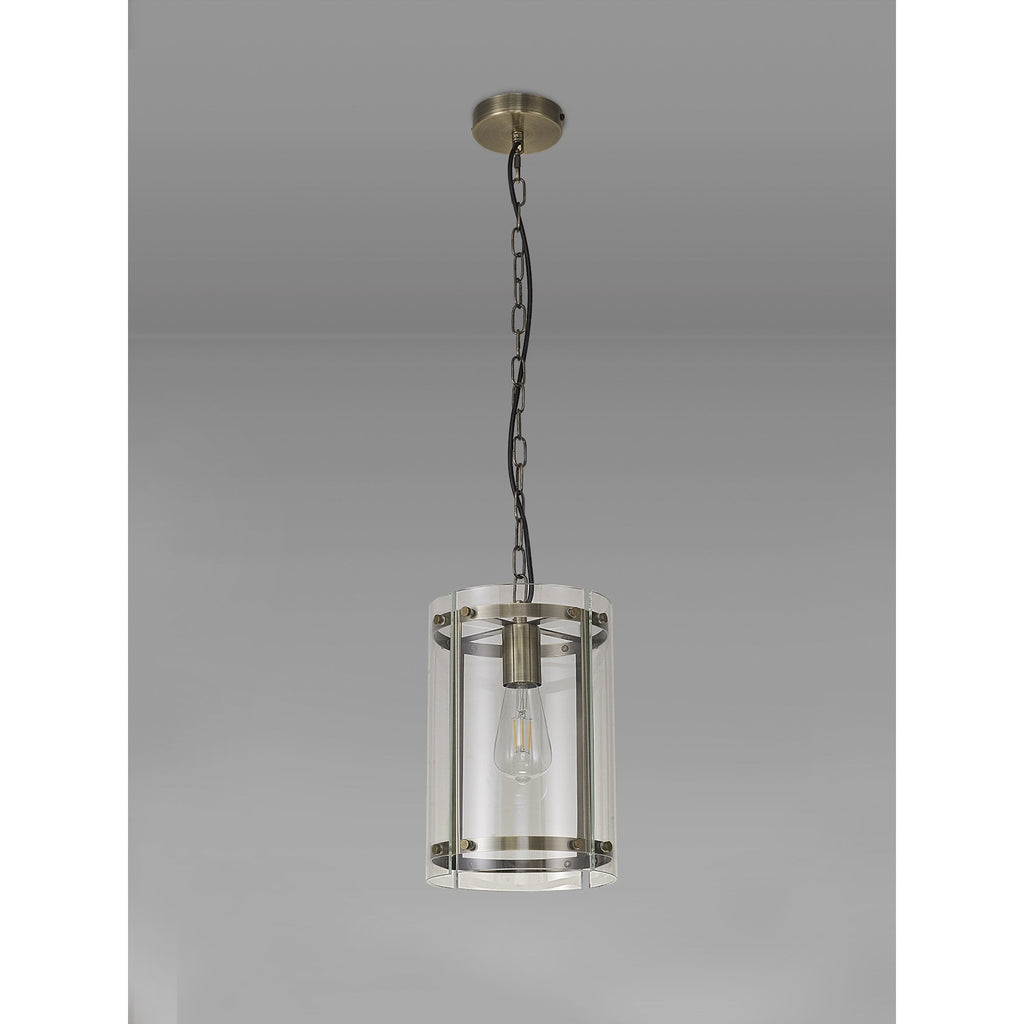 NL84319 Prince Pendant 1 Light Antique Brass