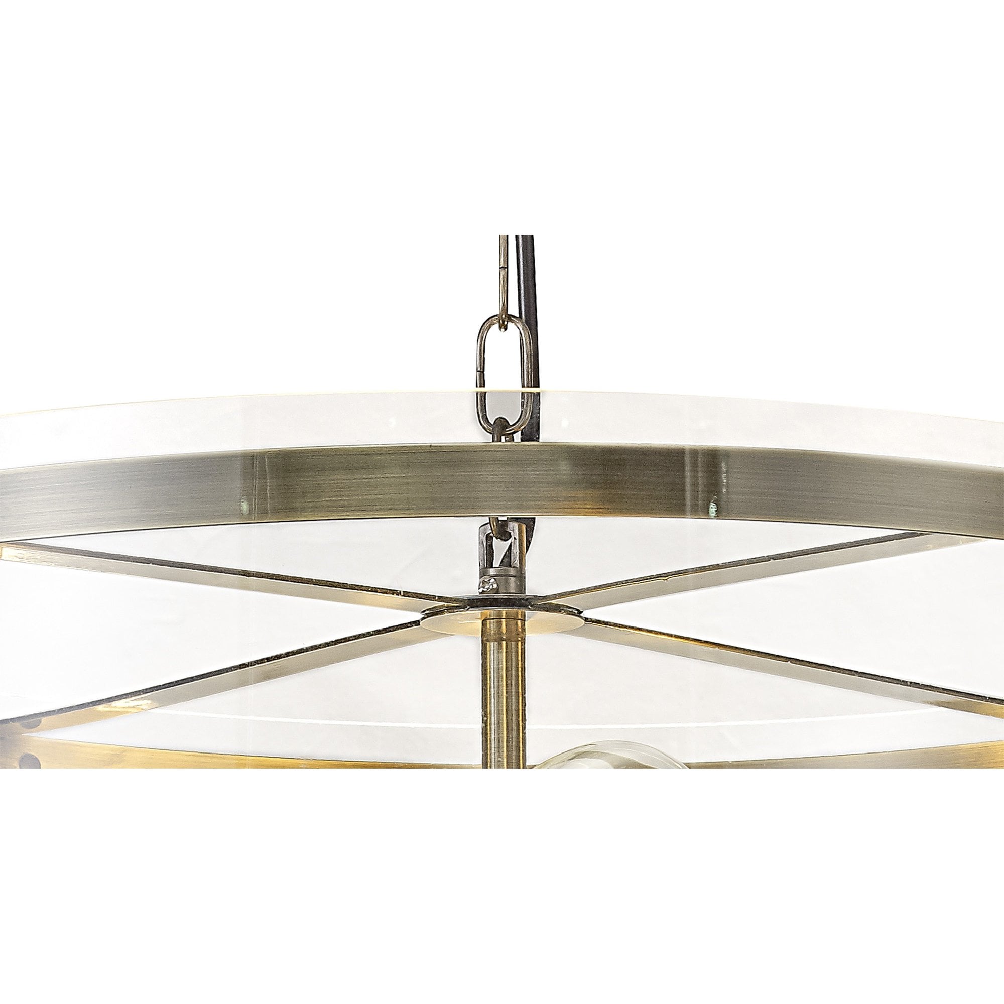 NL84329 Prince Pendant 4 Light Antique Brass