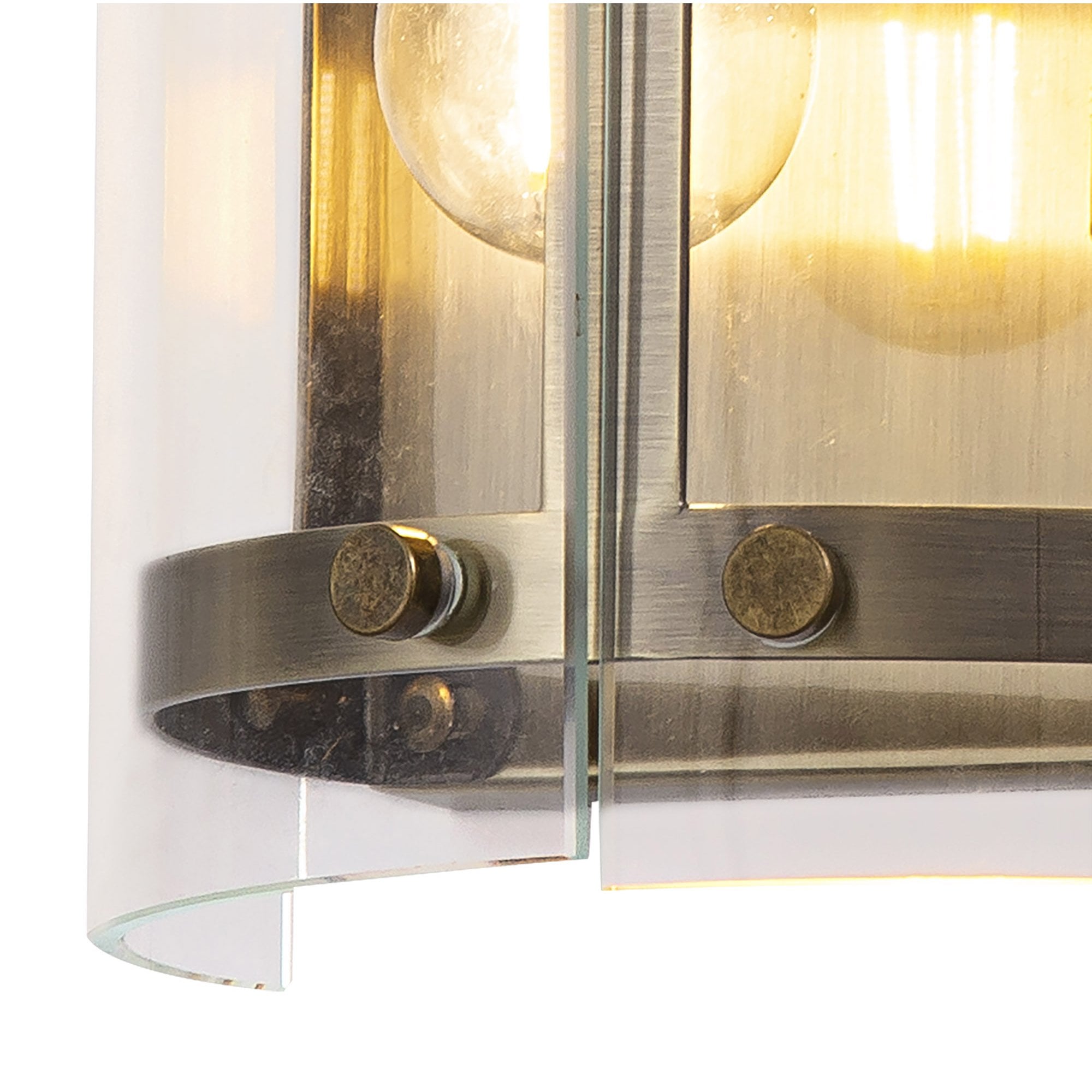 NL84339 Prince Wall Light 2 Light Antique Brass