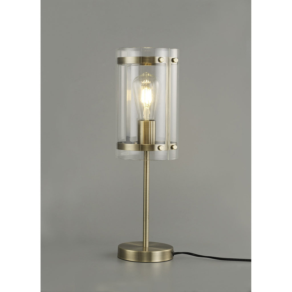 NL84349 Prince Table Lamp Antique Brass