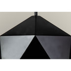 NL84599 Isle Single Pendant Adjustable Matt Black/Gold Inner