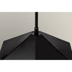 NL84599 Isle Single Pendant Adjustable Matt Black/Gold Inner