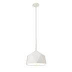 NL84609 Isle Single Pendant AdjustableWhite/Silver Inner