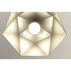 NL84609 Isle Single Pendant AdjustableWhite/Silver Inner