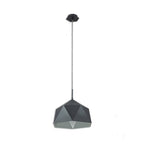 NL84619 Isle Single Pendant Adjustable Graphite/White Inner