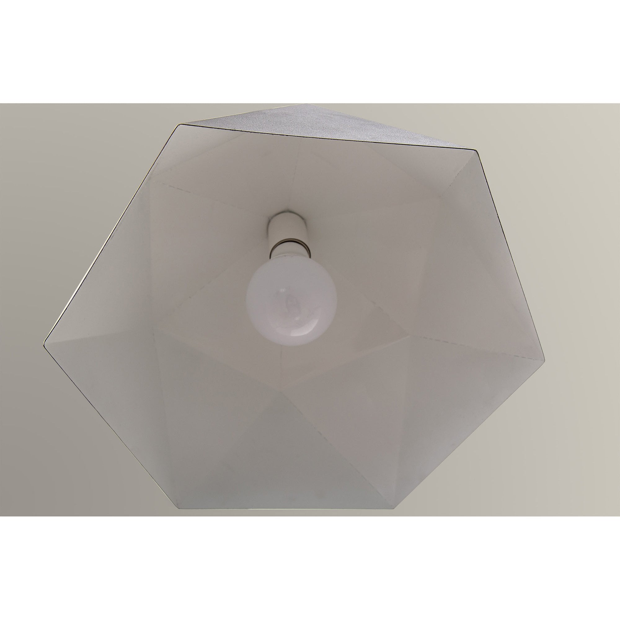 NL84619 Isle Single Pendant Adjustable Graphite/White Inner