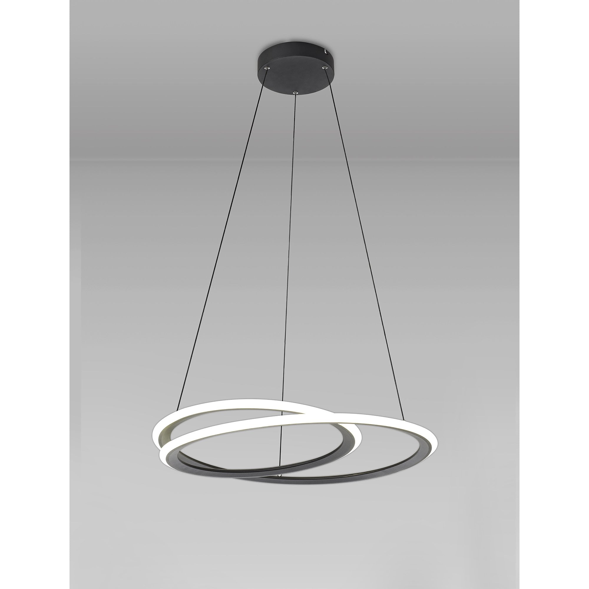 NL84629 Melisa LED Pendant 3 Step Dimming Black