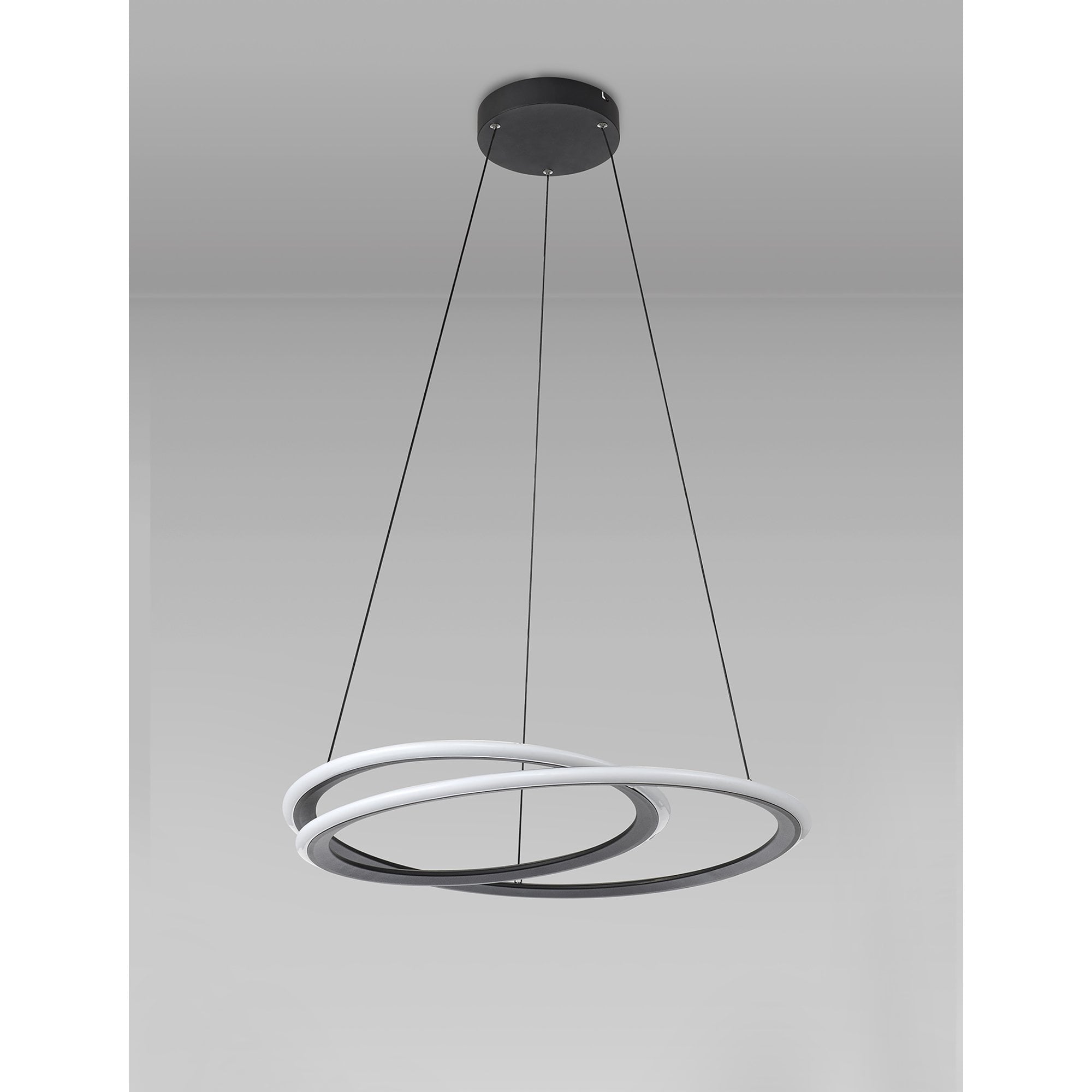 NL84629 Melisa LED Pendant 3 Step Dimming Black