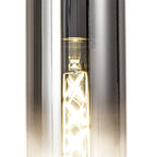 NL84889 Tokyo Slim Single Pendant Adjustable Black/Smoke Fade Glass