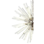 NL85159 Clover 16 Light Round Pendant Polished Nickel / Clear Glass