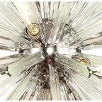 NL85159 Clover 16 Light Round Pendant Polished Nickel / Clear Glass