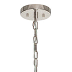 NL85159 Clover 16 Light Round Pendant Polished Nickel / Clear Glass