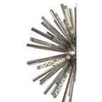 NL85169 Clover 16 Light Round Pendant Polished Nickel / Smoke Glass