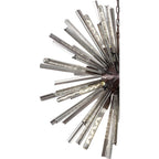 NL85199 Clover 16 Light Round Pendant Brown Oxide / Smoke Glass