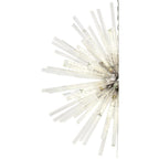 NL85219 Clover 32 Light Round Pendant Polished Nickel / Clear Glass