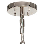 NL85229 Clover 32 Light Round Pendant Polished Nickel / Smoke Glass