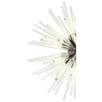 NL85249 Clover 32 Light Round Pendant Brown Oxide / Clear Glass