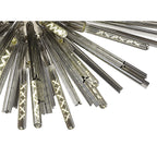 NL85289 Clover 32 Light Oval Pendant Polished Nickel / Smoke Glass