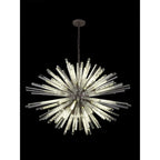 NL85309 Clover 32 Light Oval Pendant Brown Oxide / Clear Glass