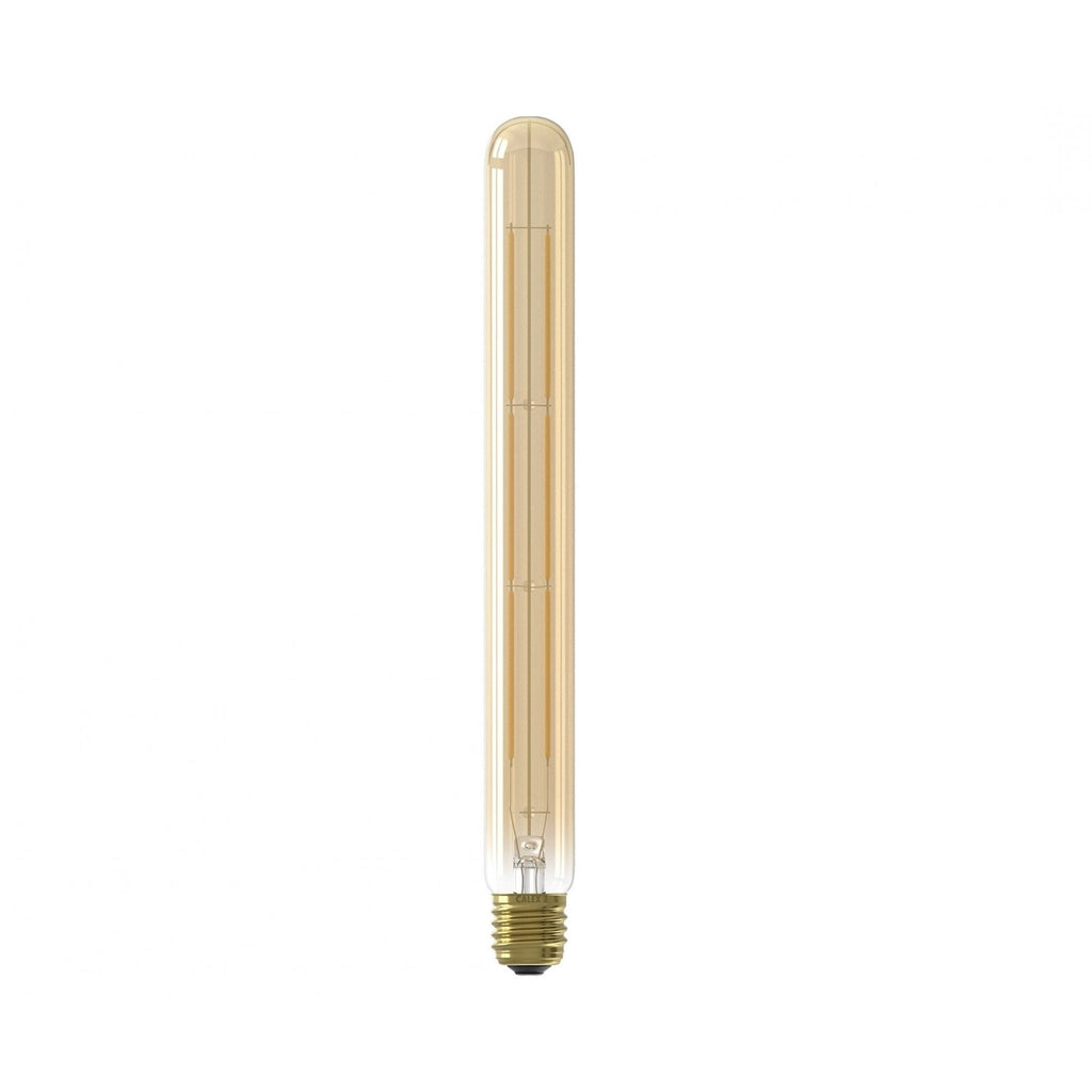 6004128 Lamp E27 Gold Tube LED 3.8W 2100K Dimmable Clear