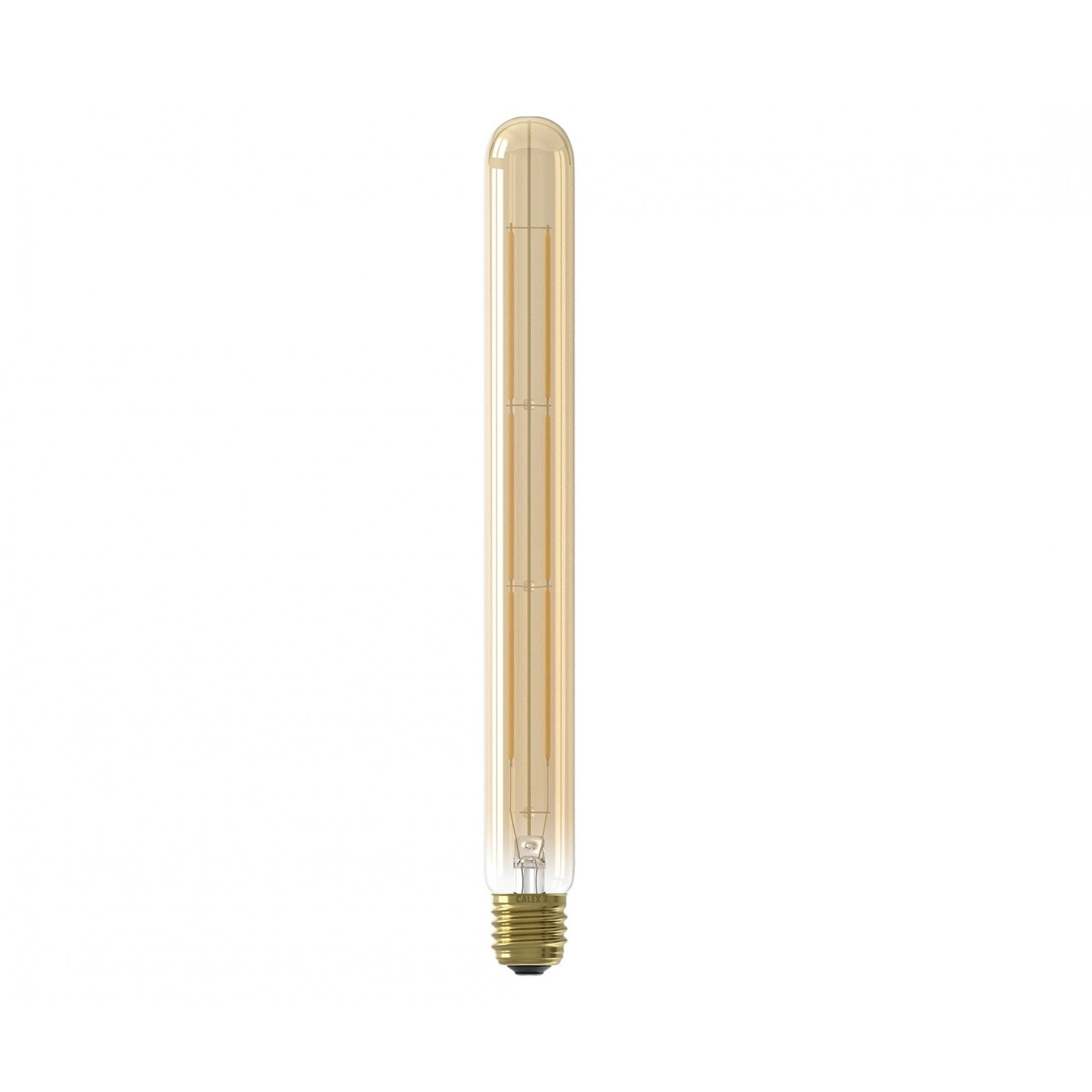 6004128 Lamp E27 Gold Tube LED 3.8W 2100K Dimmable Clear