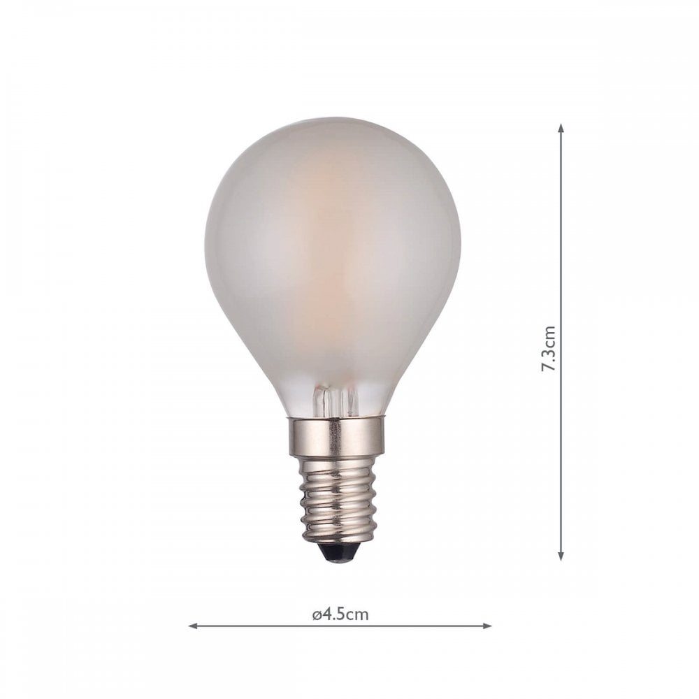 BUL-E14-LED-3-I E14 Golf Ball 4w LED Single Bulb Warm White