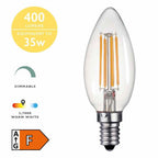 BUL-E14-LED-13-I E14 Candle 4w LED Single Bulb Warm White Dimmable