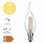 BUL-E14-LED-14-I E14 Coup De Vent 4w LED Single Bulb Warm White Dimmable
