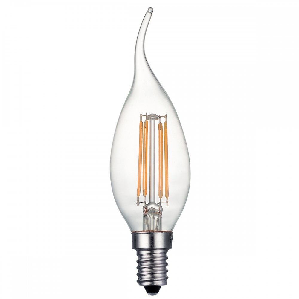 BUL-E14-LED-14-I E14 Coup De Vent 4w LED Single Bulb Warm White Dimmable