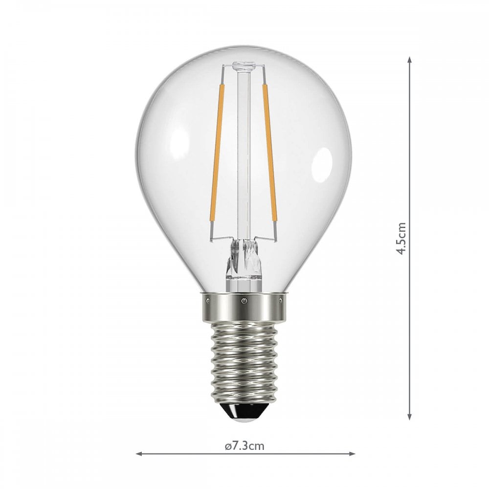 BUL-E14-LED-15-I E14 Golf Ball 4w LED Single Bulb Warm White Dimmable