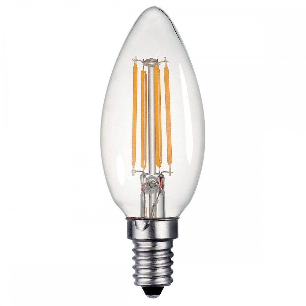 BUL-E14-LED-18-I E14 Candle 4w LED Single Bulb Cool White Dimmable