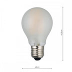 BUL-E27-LED-17-I E27 GLS 8w LED Single Bulb Warm White Dimmable