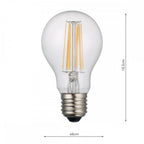 BUL-E27-LED-27-I E27 GLS 8w LED Single Bulb Cool White Dimmable