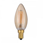 BUL-E14-LEDV-1-I E14 Vintage Candle 4w LED Single Bulb Very Warm Dimmable