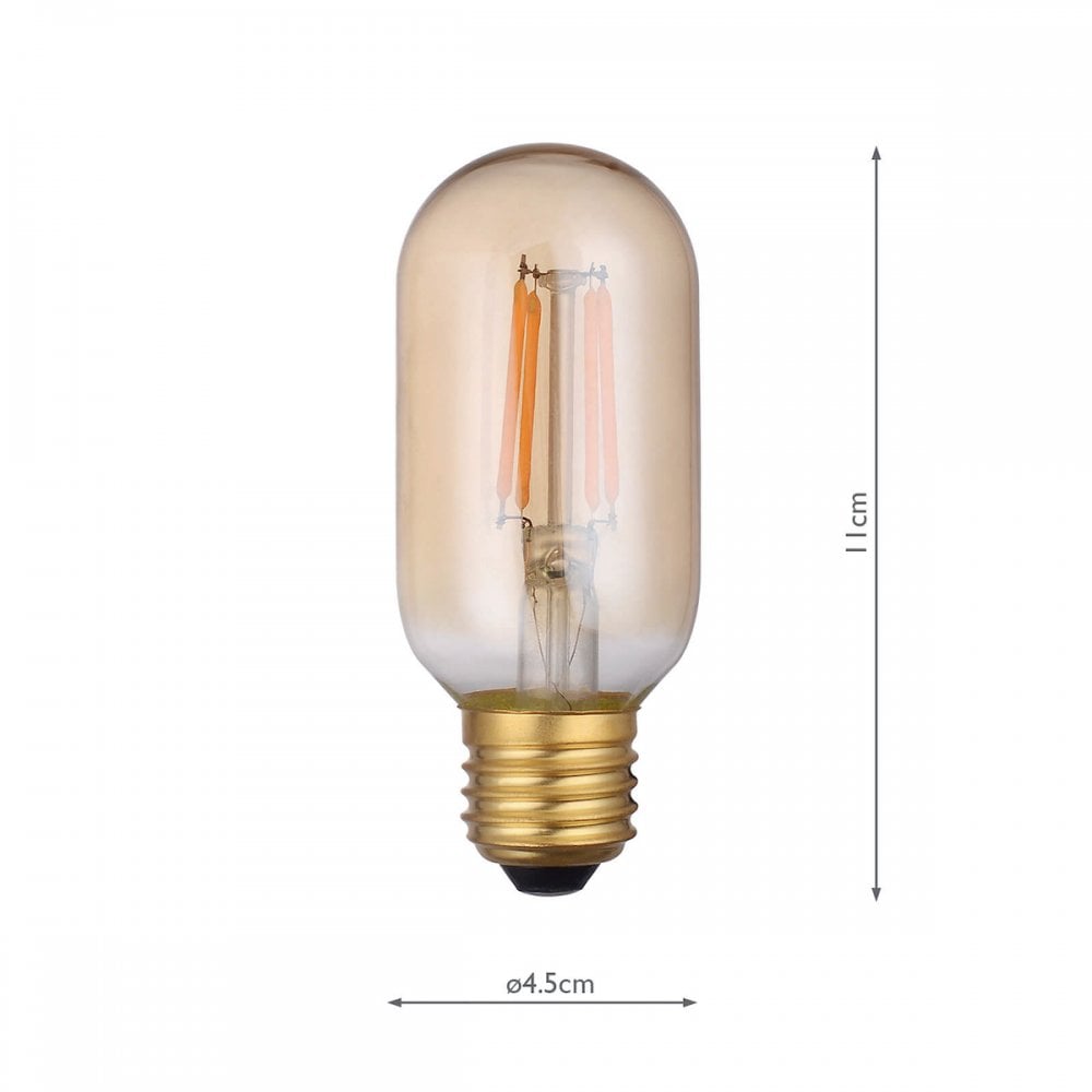 BUL-E27-LEDV-8-I E27 Vintage Valve 4w LED Single Bulb Very Warm Dimmable