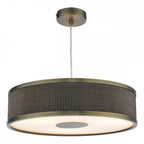 ALV1039 Alvaro 3 Light Single Pendant Antique Bronze Mushroom