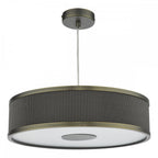 ALV1039 Alvaro 3 Light Single Pendant Antique Bronze Mushroom