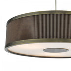 ALV1039 Alvaro 3 Light Single Pendant Antique Bronze Mushroom
