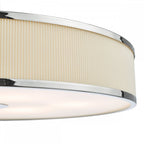 ALV1733 Alvaro 6 Light Single Pendant Polished Chrome Ivory