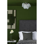 BUB5202 Bubbles 4 Light Flush Polished Chrome Frosted Glass