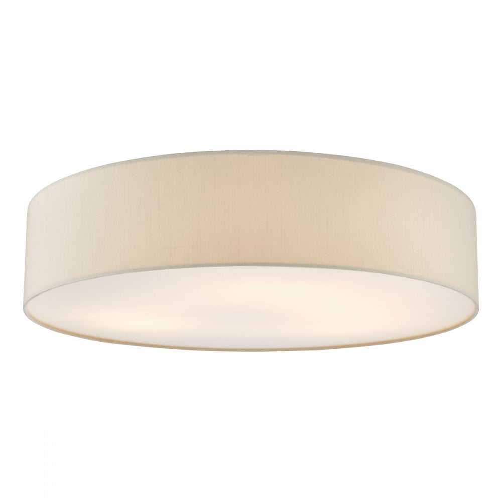 CIE4801 Cierro 6 Light Flush Taupe With Diffuser 80cm