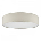 CIE4801 Cierro 6 Light Flush Taupe With Diffuser 80cm